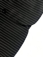 Conjunto de traje de 2 piezas para hombre, de color liso, con chaqueta de un solo botón y pantalones, estilo formal y ligero para negocios. - Imagen 5