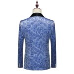 Vestido de noche para hombre, traje de novio, boda británica, negocios, moda informal, conjunto de tres piezas con chaleco y pantalones, tallas M-6XL - Imagen 3