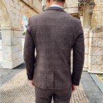 Traje de cáñamo 7XL (Blazer + Chaleco + Pantalones) Estilo italiano Elegante Moda de negocios Algodón Lino Casual Formal para caballero - Imagen 3