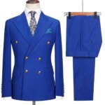 Traje Elegante para Hombre, Conjunto de Blazer y Pantalones para Eventos Casuales, Banquetes y Diversas Ocasiones