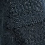 Traje de Lino (Blazer + Chaleco + Pantalones) para Hombre, Estilo Británico, para Trabajo, Negocios, Bodas, Casual, Estilo Artístico, Elegante, Traje de Caballero - Imagen 4