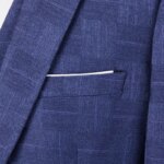Chaqueta, chaleco, pantalones, marca de gama alta, traje oficial a cuadros para oficina de negocios, conjunto de 3 uds., vestido de novia para novia, trajes de fiesta para hombre - Imagen 5