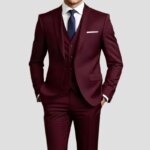 Conjuntos de trajes elegantes para hombre: conjunto de esmoquin ajustado para bodas y ocasiones formales, traje negro