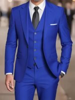 Nuevo Traje Beige, esmoquin de negocios para hombre, vestido Formal de 3/2/1 piezas, vestido de un solo pecho para novio, padrino de boda, fiesta de graduación - Imagen 3