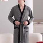 Bata para hombre de manga larga
