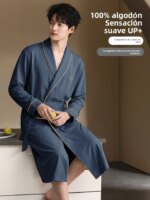 Bata para hombre de manga larga