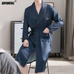 Bata para hombre de manga larga