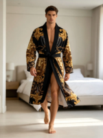 Camisón para hombre de manga larga