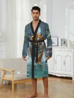 Bata para hombre de poliéster - Imagen 2