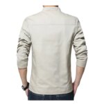 Blazer de negocios de marca para hombre, chaquetas informales a la moda, traje para hombre, nuevos abrigos de algodón, chaqueta cortavientos ajustada, Tops para hombre - Imagen 2