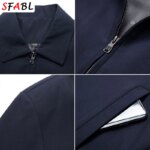 Chaqueta informal holgada de negocios para hombre, chaqueta Formal Social, abrigo de vestir de oficina de lujo, Color sólido, primavera y otoño, nuevo - Imagen 5