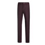 KIDWHXR Traje de 2 piezas para hombre, conjunto retro de blazer de cuello alto y pantalón de pierna recta, ideal para bodas y eventos. - Imagen 3