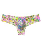 Calzoncillos Bikini Cheeky para Hombre, Ropa Interior Masculina, Calzoncillos Triangulares Transpirables con Bolsa 3D, Sin Costuras, Ajuste Elástico, Suaves al Contacto con la Piel, Secado Rápido