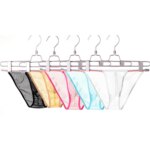 Calzoncillos de cintura baja para hombre, diseño a rayas transparentes, ropa interior suave, cómoda, transpirable, de secado rápido, 5 colores disponibles, S-XL