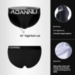 Calzoncillos de Algodón para Hombre, Corte Alto, Transpirables, Elásticos, de Cintura Baja, Suaves y Cómodos para Uso Diario - Imagen 3