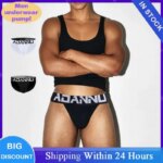 Calzoncillos de Algodón para Hombre, Corte Alto, Transpirables, Elásticos, de Cintura Baja, Suaves y Cómodos para Uso Diario