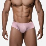 1/2/3 Uds ADANNU calzoncillos para hombre Modal Macaron Color sólido cómodo transpirable suave cintura baja Sexy ropa interior juvenil delgada AD325 - Imagen 4