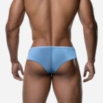 1/2/3 Uds ADANNU calzoncillos para hombre Modal Macaron Color sólido cómodo transpirable suave cintura baja Sexy ropa interior juvenil delgada AD325 - Imagen 5
