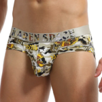 Ropa interior juvenil de malla de seda de hielo para hombres con bolsa convexa en U, calzoncillos finos transpirables de cintura baja disponibles en opciones de 3 piezas/2 piezas/1 pieza - Imagen 3