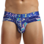 Ropa interior juvenil de malla de seda de hielo para hombres con bolsa convexa en U, calzoncillos finos transpirables de cintura baja disponibles en opciones de 3 piezas/2 piezas/1 pieza - Imagen 4