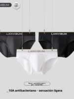 Calzoncillos Triangulares de Cintura Baja, Ropa Interior Deportiva Cómoda y Transpirable para Hombre, Nuevo Modelo Moderno, D... - Imagen 2