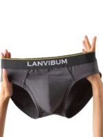 Calzoncillos Triangulares de Cintura Baja, Ropa Interior Deportiva Cómoda y Transpirable para Hombre, Nuevo Modelo Moderno, D... - Imagen 5