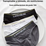 Calzoncillos Triangulares de Cintura Baja, Ropa Interior Deportiva Cómoda y Transpirable para Hombre, Nuevo Modelo Moderno, D...