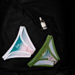 Ropa Interior Masculina de Cintura Baja, Sexy, con Estampado Degradado Triangular, Transpirable, de Nailon, de Secado Rápido,...