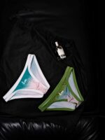 Ropa Interior Masculina de Cintura Baja, Sexy, con Estampado Degradado Triangular, Transpirable, de Nailon, de Secado Rápido,...