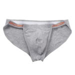 Calzoncillos de algodón para hombre, de color liso, corte alto, huecos, de cintura baja, ropa interior sexy al por mayor