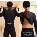 Conjunto de Ropa Interior Térmica para Hombre, Ultrafina, de Alta Elasticidad, Invisible, Pantalones Largos hasta los Tobillo... - Imagen 4
