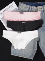 Calzoncillos Bikini Suaves para Hombre, Cintura Elástica Ancha, Bolsa de Soporte 3D, Ropa Interior Transpirable y Agradable para el Uso Diario - Imagen 4