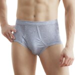 Ropa Interior Masculina de Talla Grande, Color Sólido, 100% Algodón, Cómoda, Transpirable, Holgada, Calzoncillos para Hombre - Imagen 5
