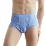 Ropa Interior Masculina de Talla Grande, Color Sólido, 100% Algodón, Cómoda, Transpirable, Holgada, Calzoncillos para Hombre - Imagen 2