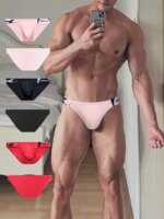 1/2/3 piezas de ropa interior de moda para hombre, calzoncillos transpirables y cómodos de modal, calzoncillos sexys para hombre, calzoncillos deportivos de talle bajo - Imagen 5