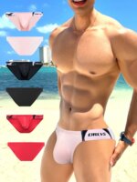1/2/3 piezas de ropa interior de moda para hombre, calzoncillos transpirables y cómodos de modal, calzoncillos sexys para hombre, calzoncillos deportivos de talle bajo - Imagen 4