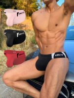 1/2/3 piezas de ropa interior de moda para hombre, calzoncillos transpirables y cómodos de modal, calzoncillos sexys para hombre, calzoncillos deportivos de talle bajo