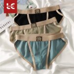 3 piezas de calzoncillos vintage para hombre, de corte alto, de nailon, con malla de seda fría, suaves, transpirables y de secado rápido.