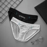 GTOPX, ropa interior para hombre, tela fina de seda helada, una sola capa, convexa en U, cintura baja, calzoncillos translúcidos, bragas deportivas, ropa interior Sexy para hombre