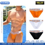 ADANNU Calzoncillos Sexys para Hombre, 95% Modal, Ropa Interior Transpirable, Corte Alto en V, Calzoncillos Triangulares, Ropa Interior Masculina, Cueca, Calzoncillos Hombre - Imagen 2