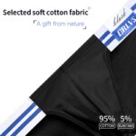 1/2/3/4 Uds. Artículo novedoso de verano, calzoncillos para hombre, pantalones triangulares de horquilla alta, Bikini de tela de algodón, ropa interior con banda elástica a rayas azul marino - Imagen 6
