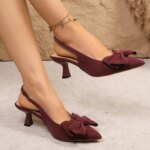 Sandalias de Tacón Alto con Punta para Mujer, Elegantes y Cómodas, con Lazo, para Banquete, Verano, Nuevas, Sexys, Casuales - Imagen 2