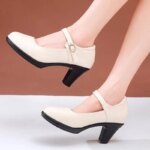 Zapatos de Tacón Fino de Moda para Mujer, Zapatos Casuales de Talla Grande para Mujer, Tacones Elegantes para Mujer - Imagen 6