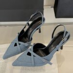 Eilyken, estilo callejero, zapatos de tacón sexis con hebilla y correa para mujer, zapatos de tacón alto finos con punta estrecha, zapatos con talón descubierto para fiesta y banquete - Imagen 5