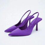 Zapatos de Tacón Alto Sexys para Mujer 2026, Zapatos de Tacón de Aguja con Punta Puntiaguda de Lujo, Sandalias de Moda con Tacón Bajo, Zapatos de Fiesta y Boda para Mujer - Imagen 3