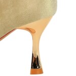 Zapatos de tacón alto de 7cm de lujo para mujer, réplica de zapatos de tacón para boda, diseñador de lujo, hebilla de cadena de Metal, tacones altos, zapatos de vestir de aguja para mujer - Imagen 6