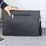 Bolso de mano para hombre, nuevo bolso informal de gran capacidad A4, bolso de archivo, bolsos de mano Oxford de moda para hombre - Imagen 2