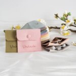 Bolsa de Joyería con Logotipo Personalizado, 50/100 Piezas, con Separador, Bolsa de Viaje con Cierre a Presión de Microfibra, Bolsa de Almacenamiento para Anillos, Aretes y Pulseras