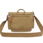 Maletines de gran capacidad, bolsos de viaje para hombre, bolsos de hombro de fin de semana con estampado de lona, bolsos de mensajero multifuncionales con solapa - Imagen 2