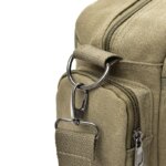 Bolsos cruzados de marca para hombre, bolsos de hombro de lona para hombre, bolsos de mensajero para niño, bolsos de hombre para viaje, bolso grande informal gris - Imagen 4